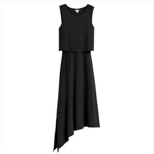 cuyana asymmetrical overlay dress Women's Draped Asymmetric Mini Dress - Cream - US 10 - Diane main image 0